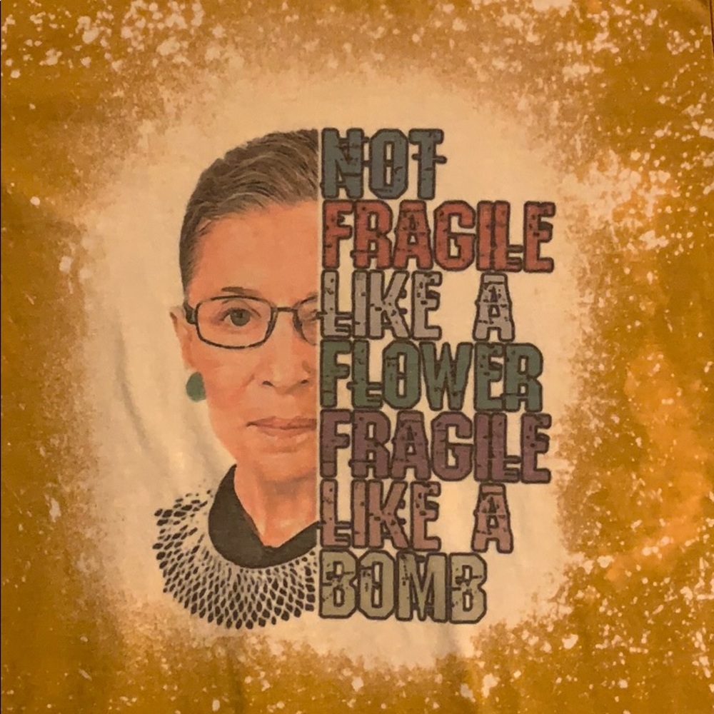 New custom RBG Ruth Bader bleach t-shirt - Picture 2 of 4